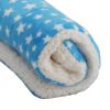 [Star Blue] Soft Pet Beds Pet Mat Pet Crate Pads Cozy Beds For Dog/Cat