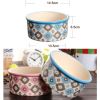 Porcelain Bone Pets Bowls Dogs Cats Bowls Pet Supplies Cat Accessories - Blue