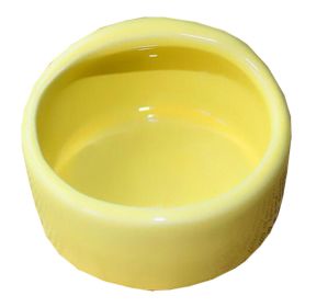 Pet Supplies One Ceramic Feeding Pot Anti-splash Food Bowl Water Box For Squirrel Hedgehog Hamster 7.5x5.5CM Yellow