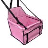 Waterproof Pet Car Seat Cover Safety Seats for Pets Dog Car Mat-Pink