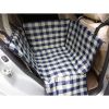 Thickening Waterproof Pet Car Seat Cover Pet Mat Rear Seat Mat-Lattice