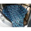 Waterproof Pet Car Seat Cover Pet Mat Rear Single Seat Mat-Blue