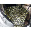 Waterproof Pet Car Seat Cover Pet Mat Rear Single Seat Mat-Yellow