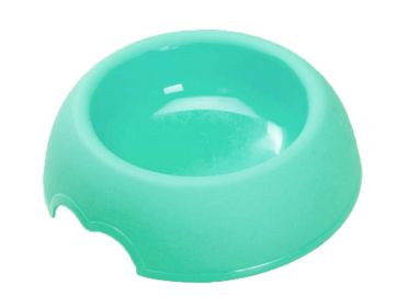 Dog Food Bowl Pet Bowl Resin Plastic Bowl Cat Bowl Cat Feeders Anti-slip Green