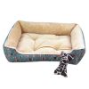 Fashion Pet Bed Pet House Rectangle Doghouse Kennel for Small Cat Dog No.02