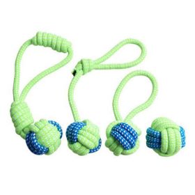 Durable Dog Toys Pet Toys Various Colors Ropes Toys Grind Teeth Training, Knot Ball Four-piece