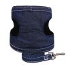 Jean Style Nylon Material Pets Harness Supplies Dogs Leash Collar 120cm Long