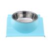Dog Dishes Blue Stainless Steel Dog Bowl Pet Bowl Dog Food Bowls for Dogs Cats