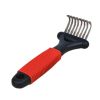 Grooming Tool Pet Fur Knot Cutter Remove Rake for Dogs Cats(Random Color)
