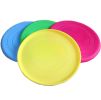 Dog Toy Soft Silica Gel Flying Disc for Dogs, Diam 18cm(Random Color)