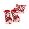 Paw Print Mesh Weaving Pets Shoes Dogs Boots for Medium Size