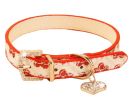 Rhinestone Pet Collars - Dog Leashes - Pet Supplies -- Red Plum