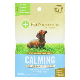 Pet Naturals Of Vermont Calming Dog Chews  - 1 Each - 30 CT