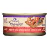 Wellness Pet Products - Signature Selects Cat Food - Skipjack Tuna and Wild Salmon Entre in Broth - Case of 12 - 2.8 oz.