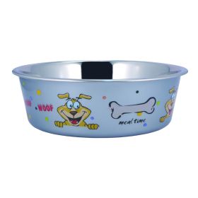 Multi Print Stainless Steel Dog Bowl By Boomer N Chaser (Case Size: Set of 6)